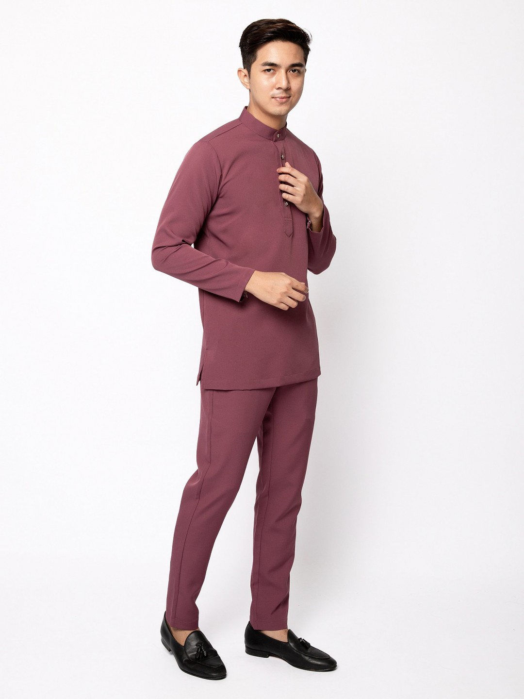 J.ARMANI BAJU MELAYU 1.0 - DUSKY MAUVE
