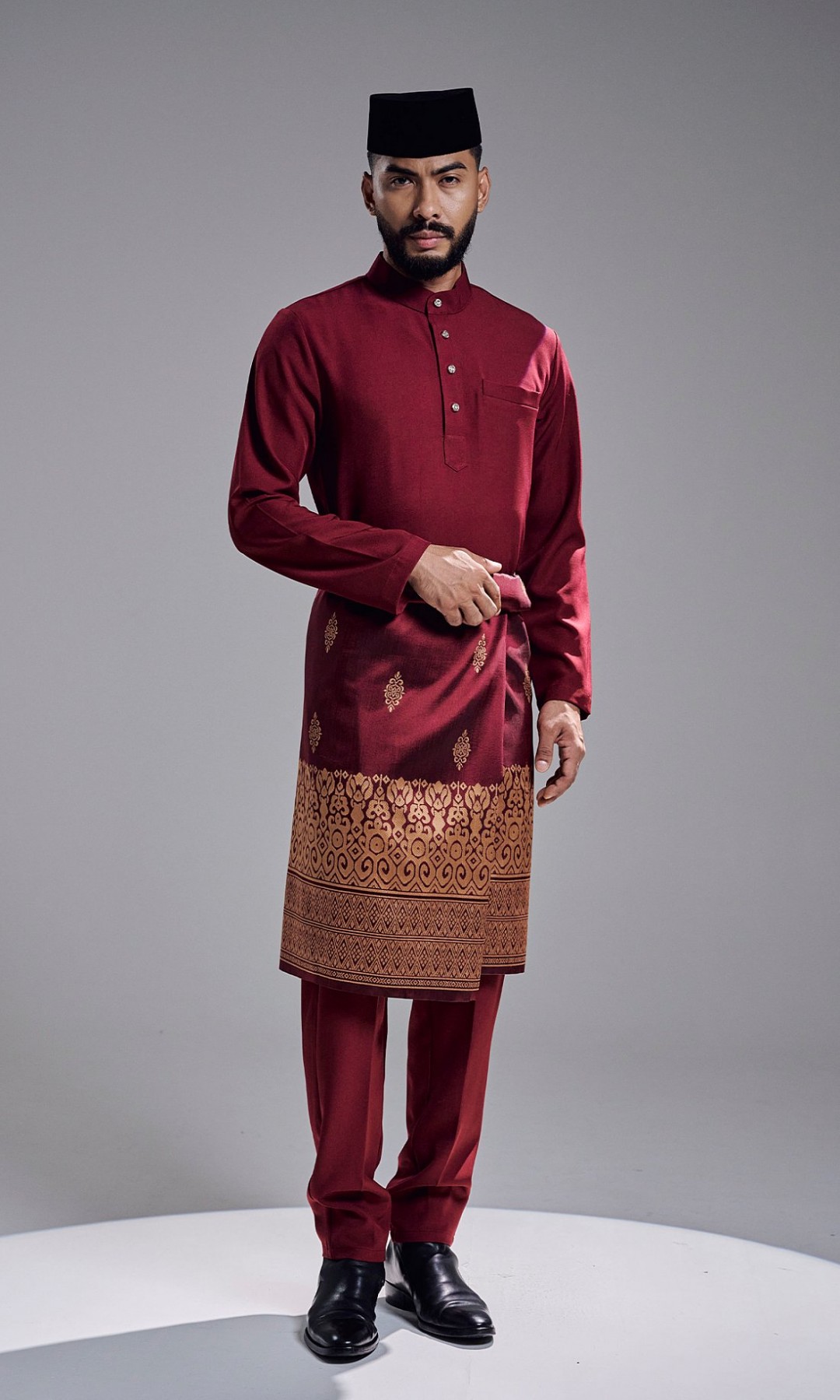KHAREEF BAJU MELAYU - MAROON