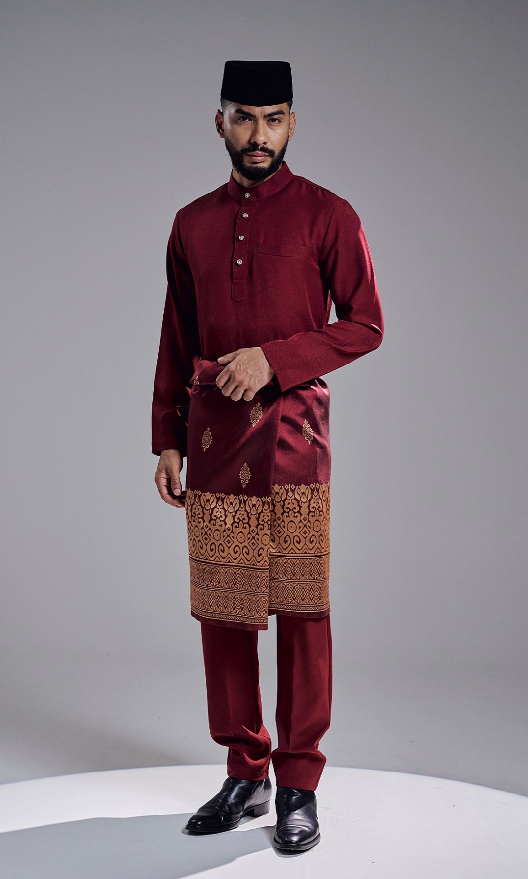 KHAREEF BAJU MELAYU - MAROON