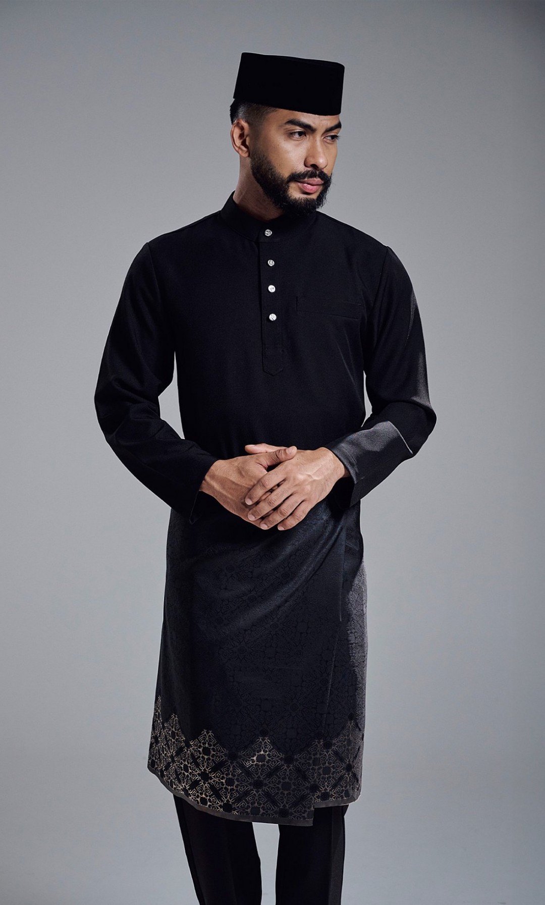 KHAREEF BAJU MELAYU - BLACK