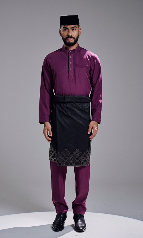 KHAREEF BAJU MELAYU - DARK PURPLE
