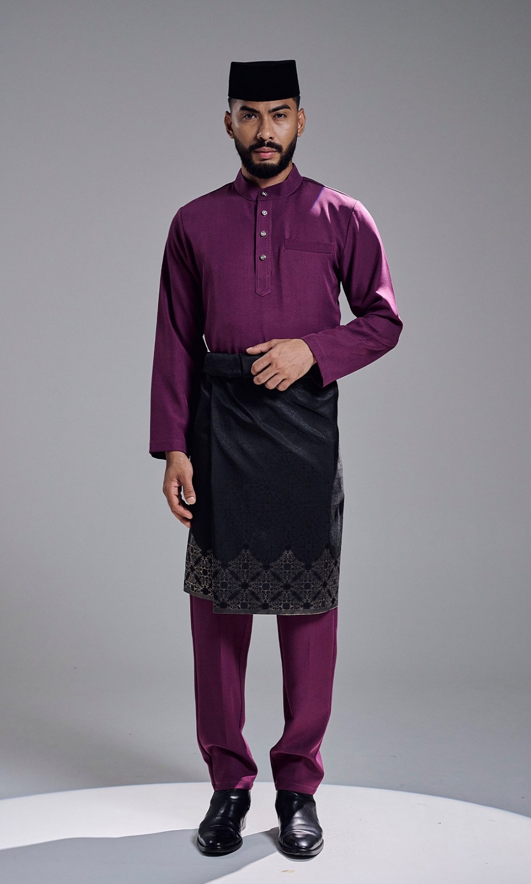 KHAREEF BAJU MELAYU - DARK PURPLE