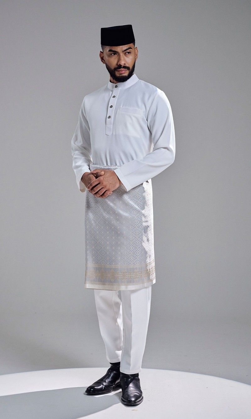 KHAREEF BAJU MELAYU - OFF WHITE