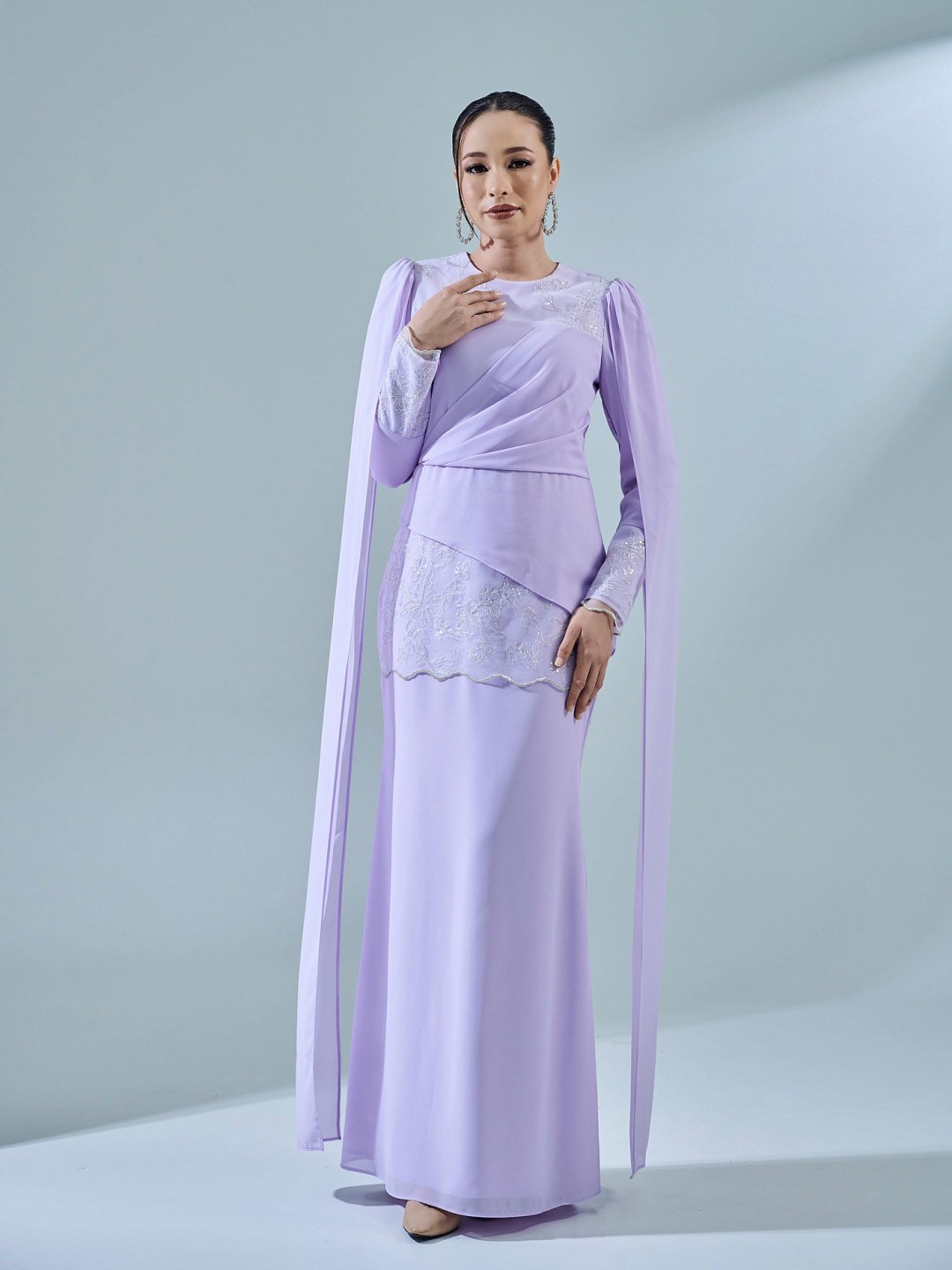 KESNIA DRESS - PASTEL LILAC