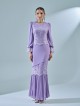 ARISSA DRESS - DUSTY PURPLE