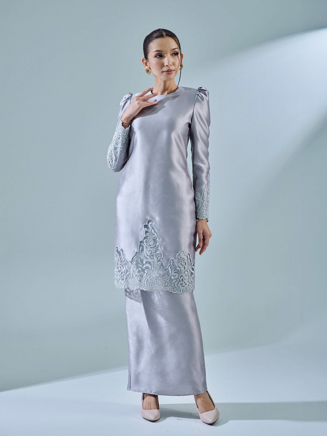 RATNAA KURUNG - DUSTY GREY