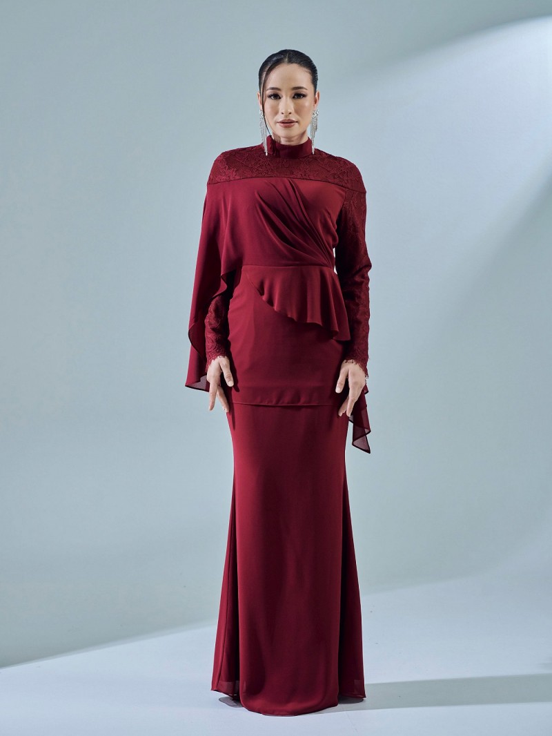 RAVIANA KURUNG - MAROON