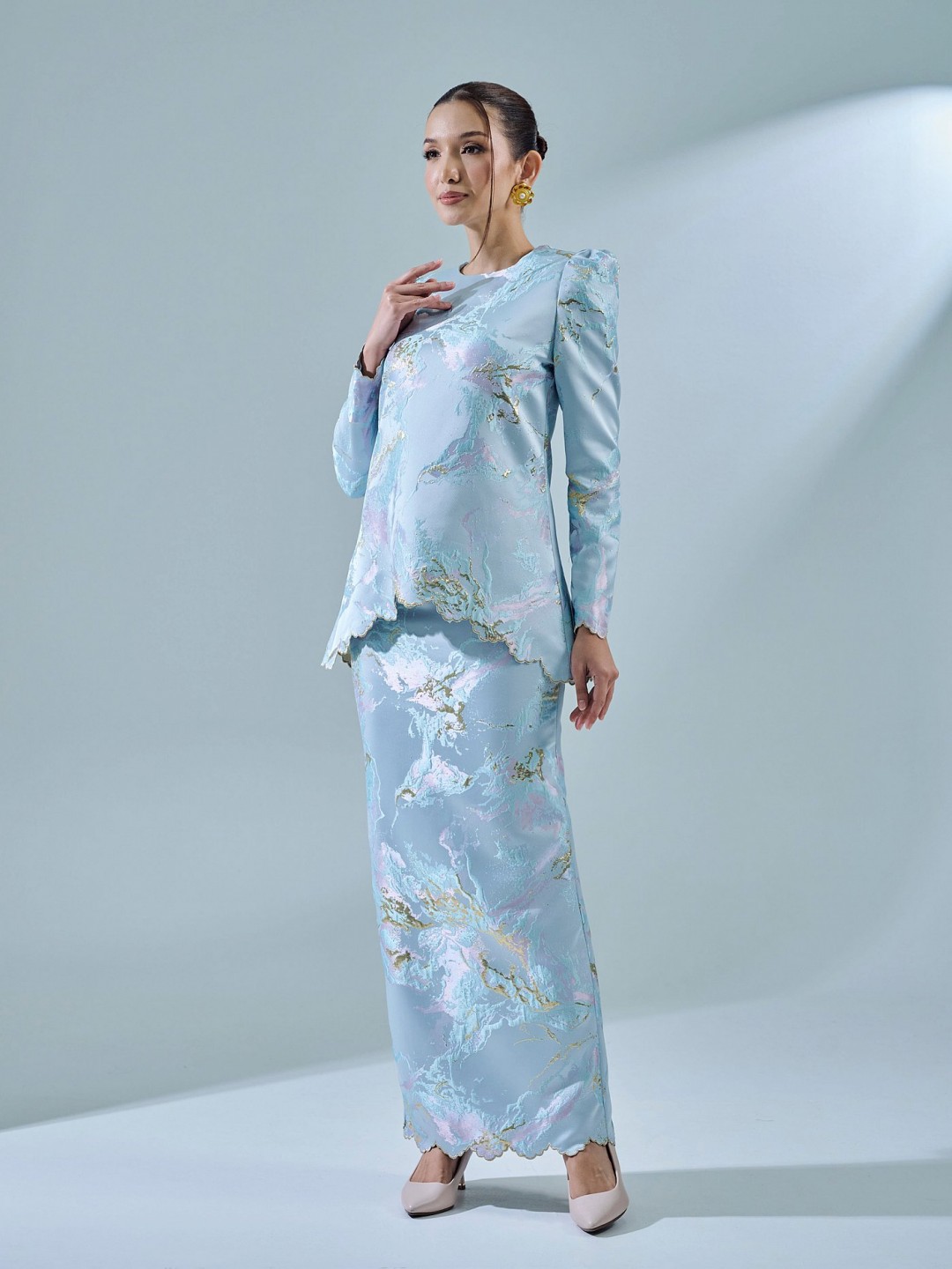 REHKA KURUNG - DUSTY BLUE