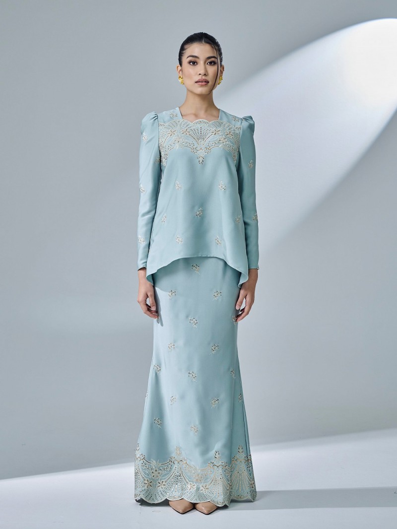 QISYARA KURUNG - DUSTY MINT