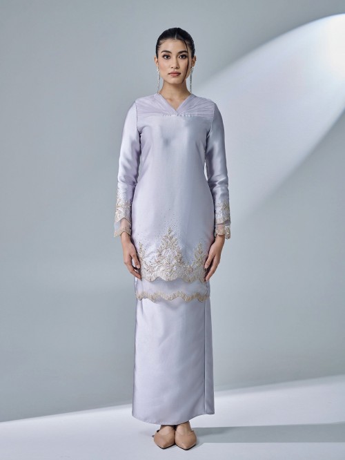 HANISTA KURUNG - SILVER GREY