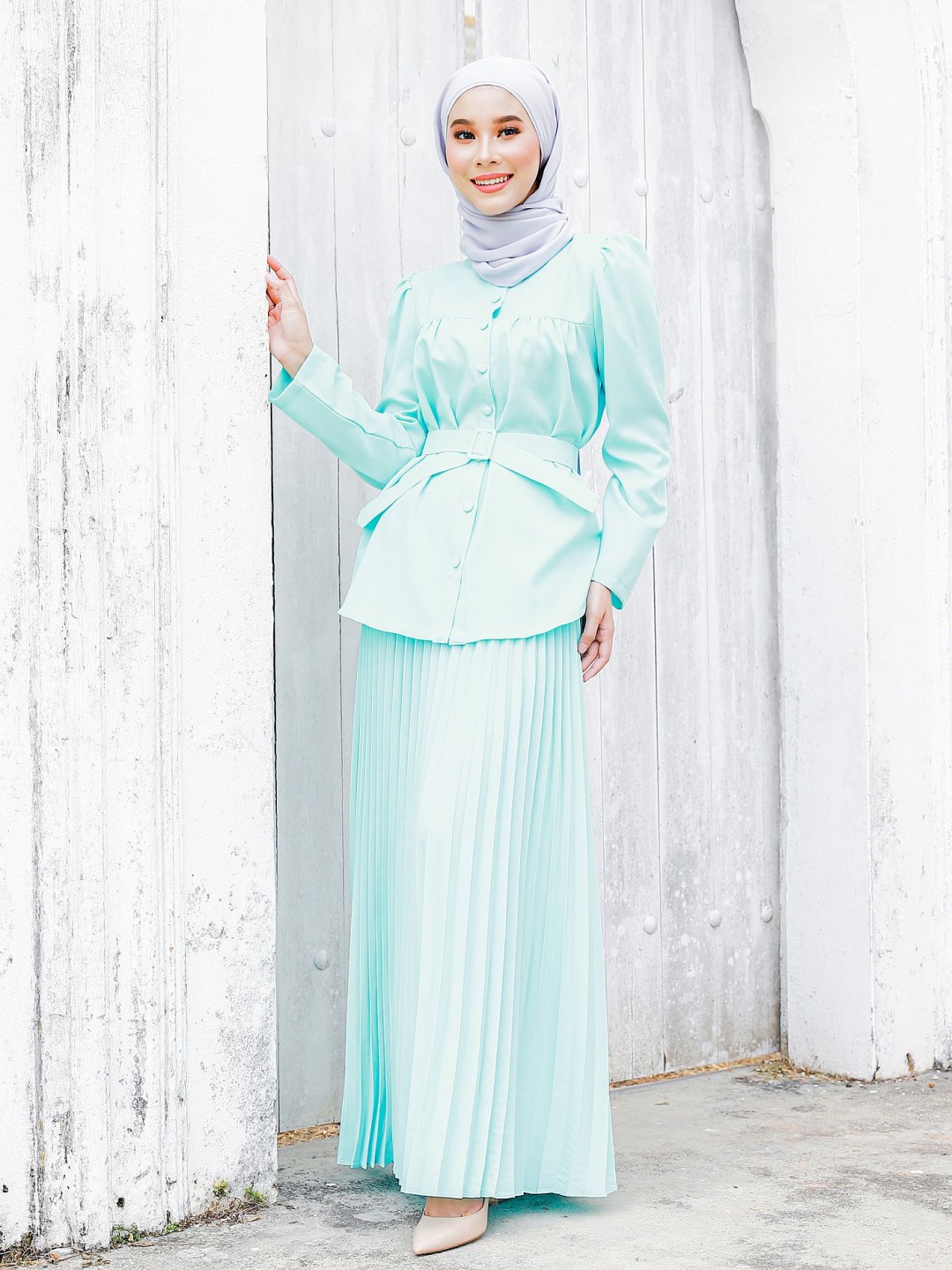 MIRANA DRESS - AQUA MINT