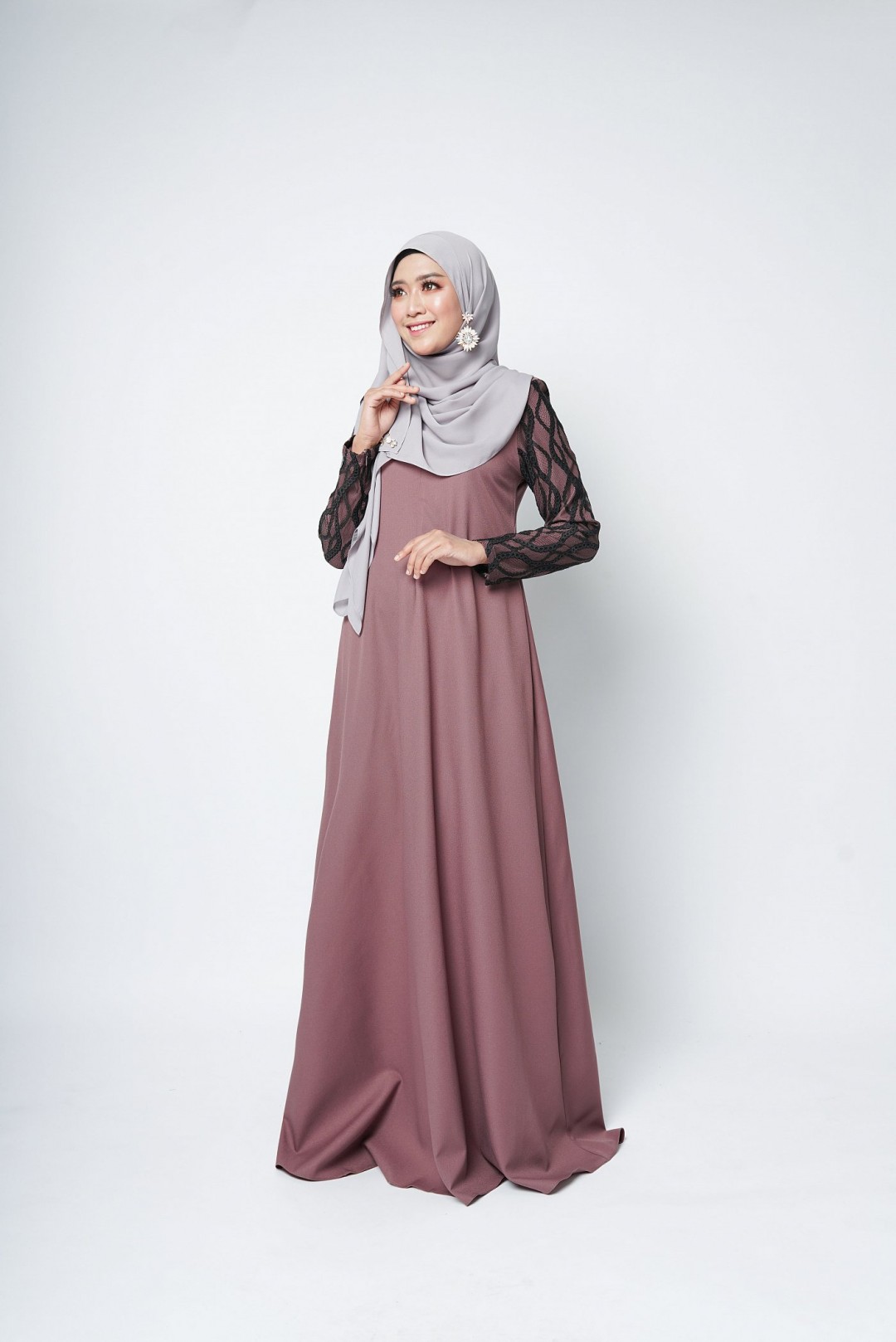 AMEERA JUBAH - DARK MAUVE