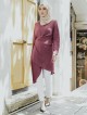 CAROL BLOUSE - DARK MAUVE