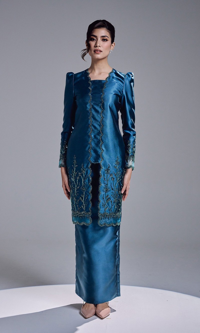 HAATIYA KURUNG - TEAL BLUE