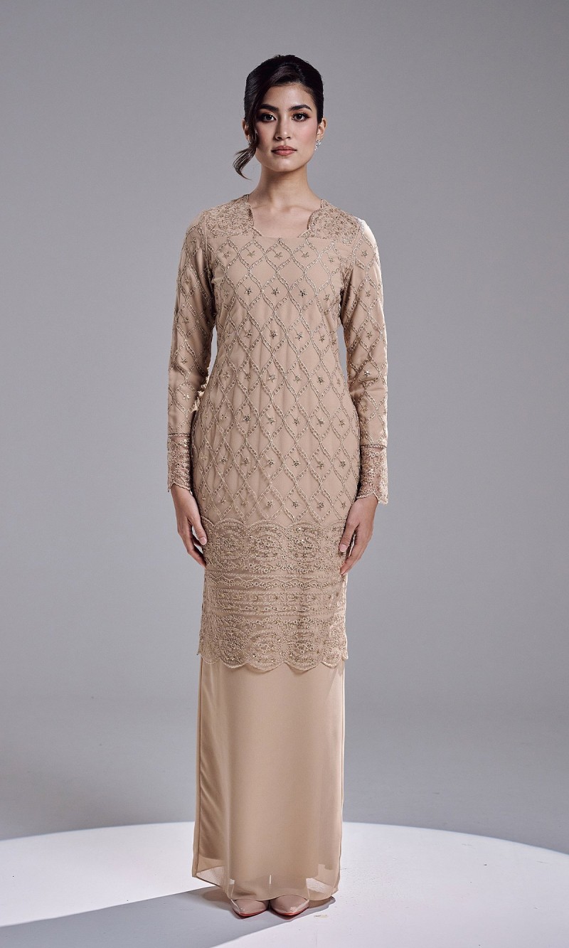 AVIANA DRESS - GOLD