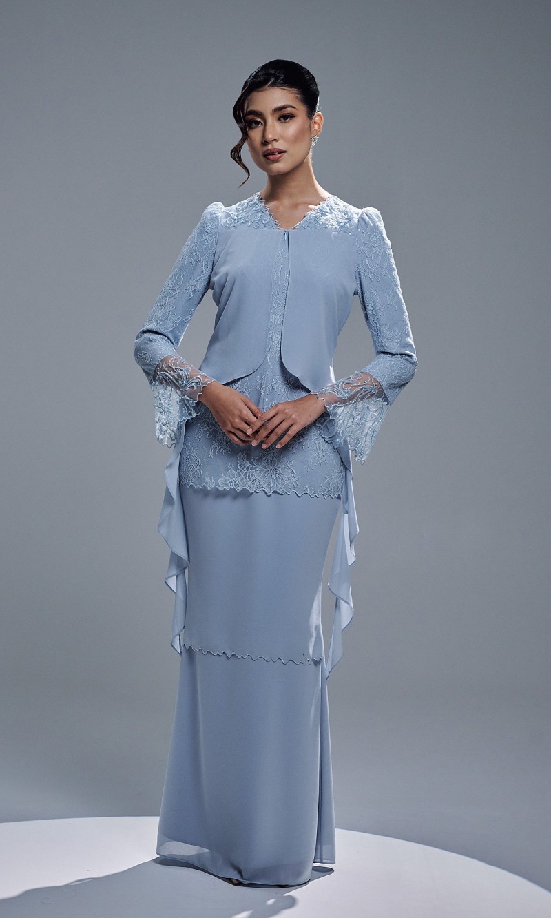 MIREYA DRESS - BABY BLUE