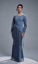 ESTIARA DRESS - ASH BLUE