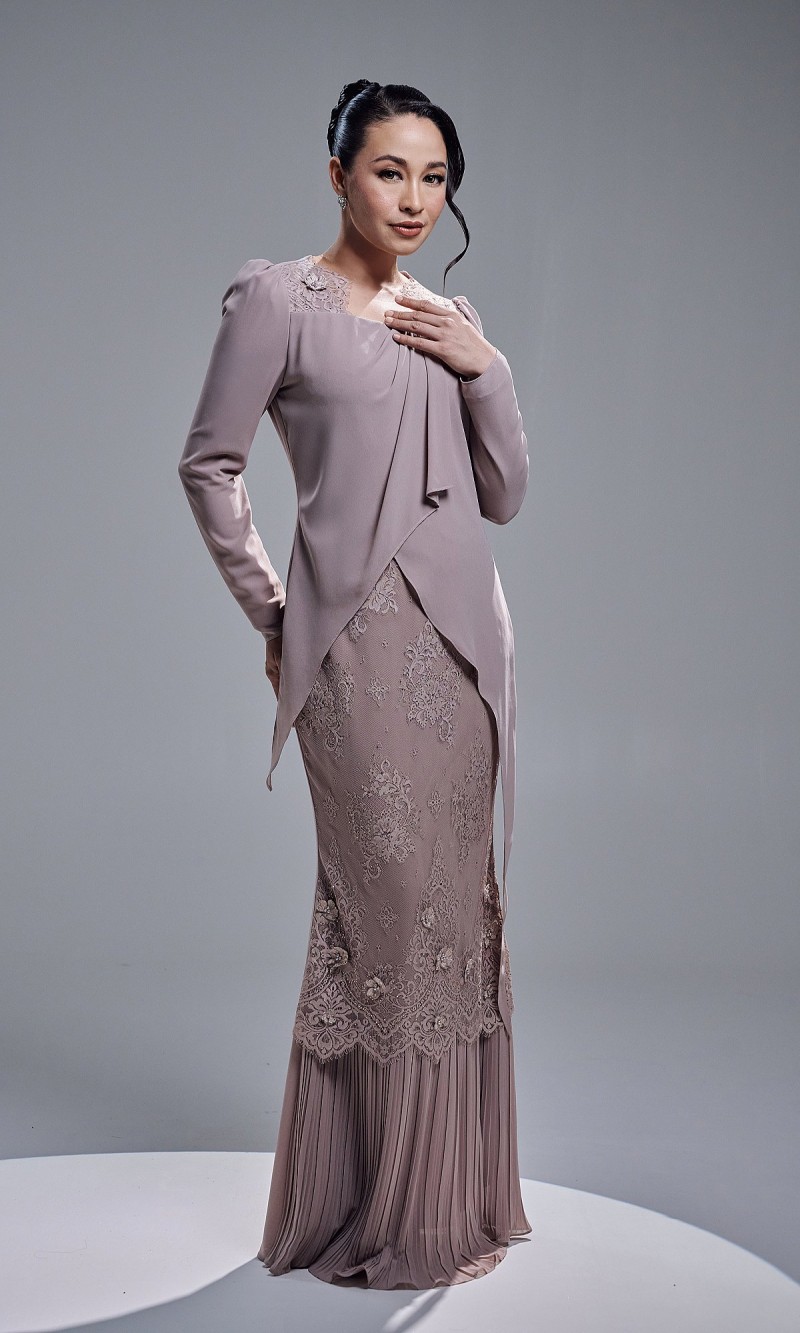 ELIYA DRESS - PALE MAUVE