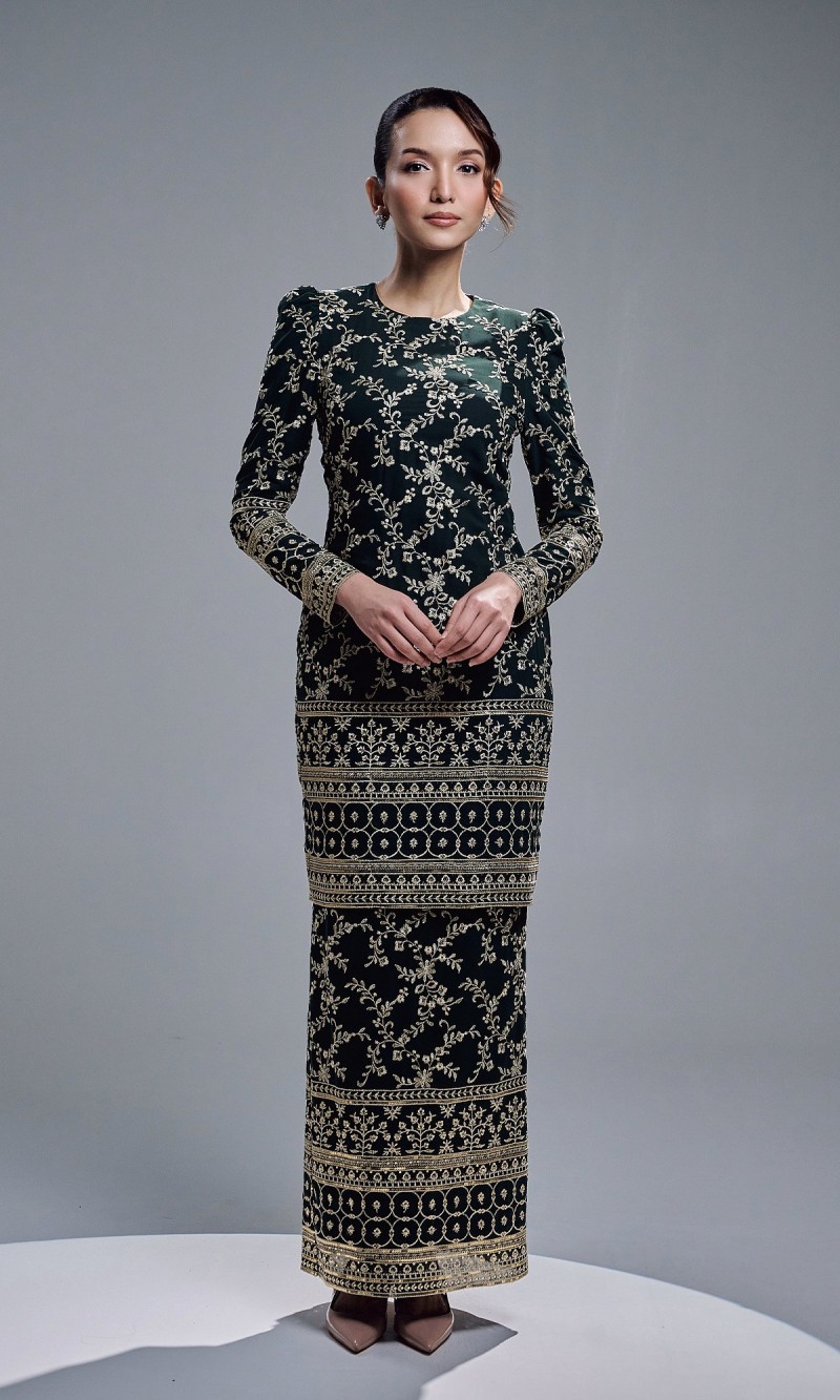 ARISYA KURUNG - DARK GREEN