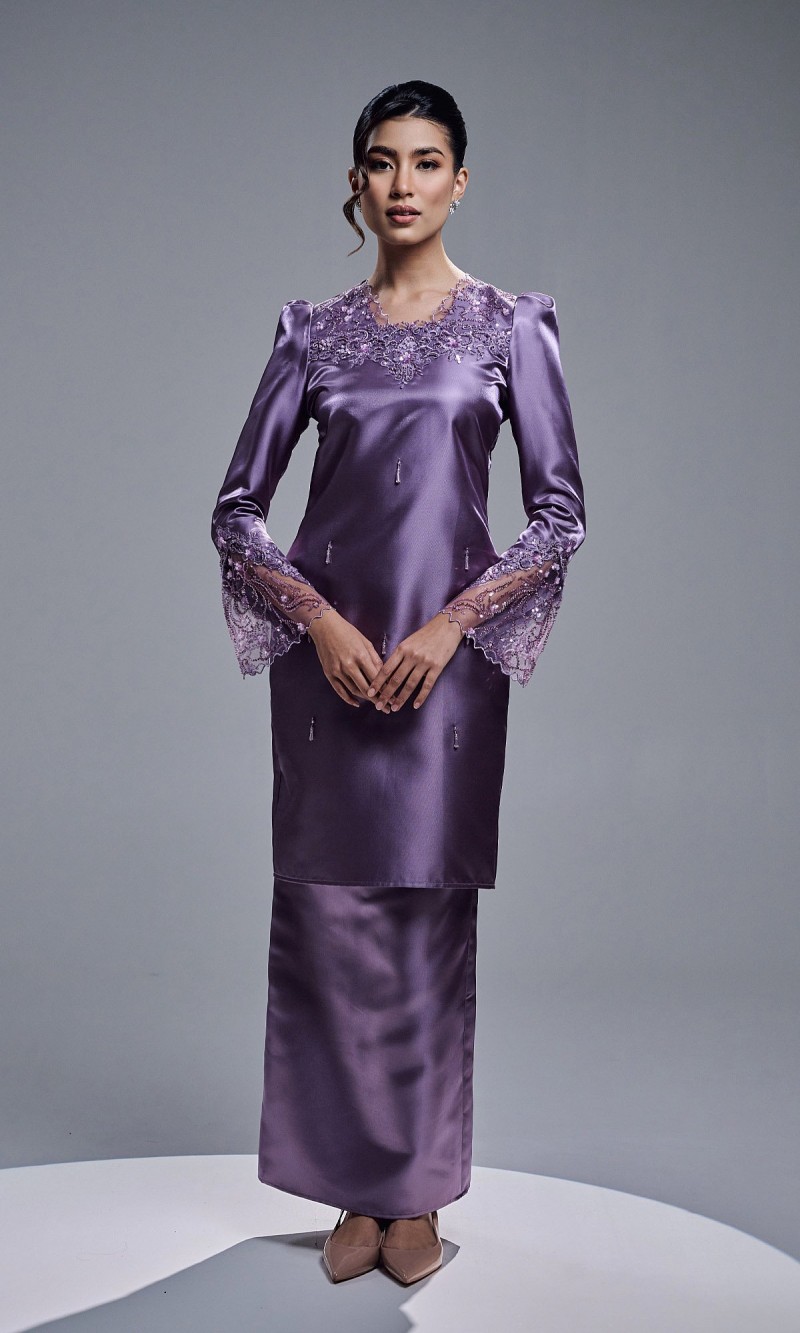 THALINA KURUNG - DUSTY PURPLE