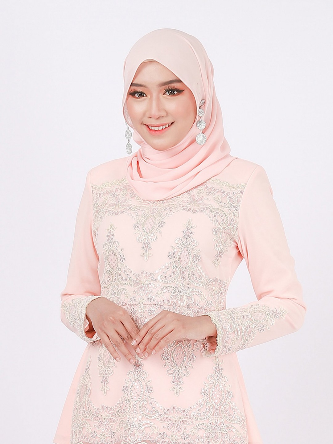 RESNIKA SHAWL - SOFT PEACH
