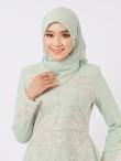 RESNIKA SHAWL - DUSTY GREEN