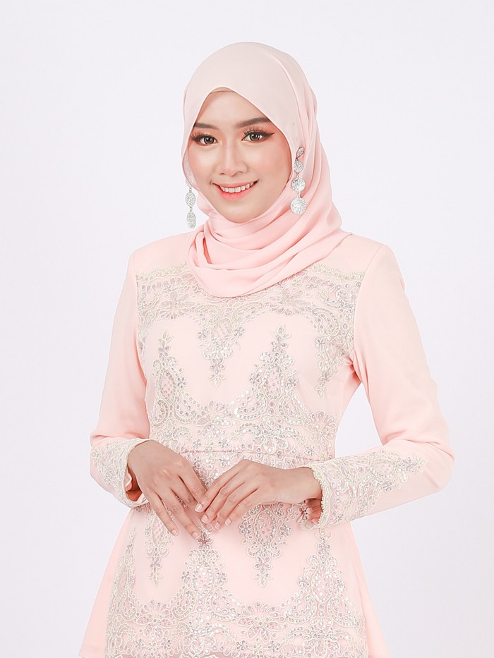 RESNIKA SHAWL - SOFT PEACH