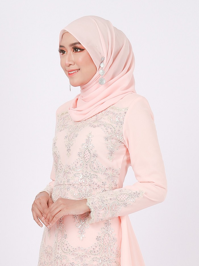 RESNIKA SHAWL - SOFT PEACH