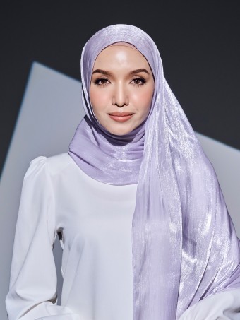 VIORA SHIMMER SHAWL - SILVER PURPLE