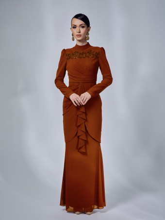 CALISTA KURUNG - BURNT ORANGE