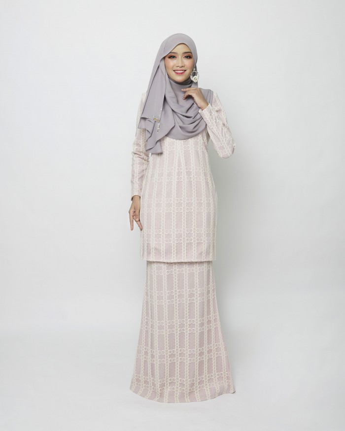 RINELLE CLASSIC KURUNG - DUSTY PINK