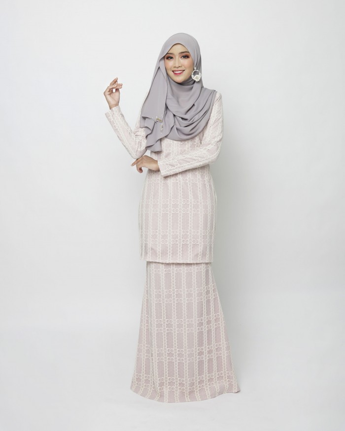 RINELLE CLASSIC KURUNG - DUSTY PINK