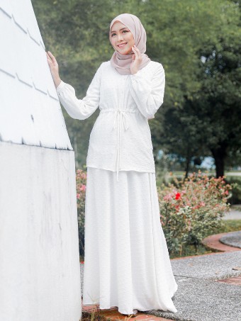 NYDIA DRESS - WHITE