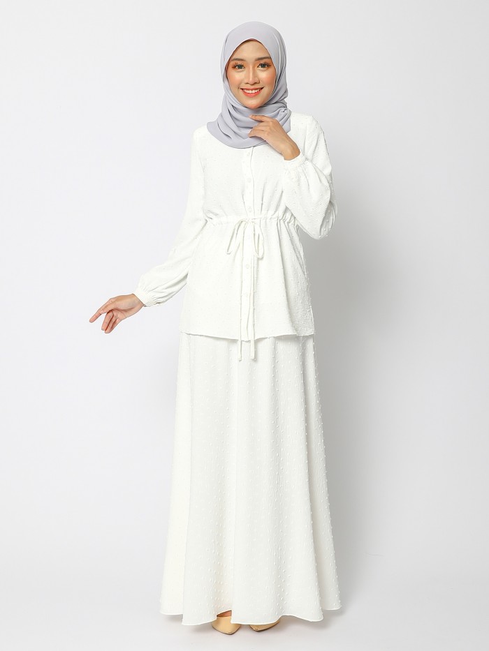 NYDIA DRESS - WHITE