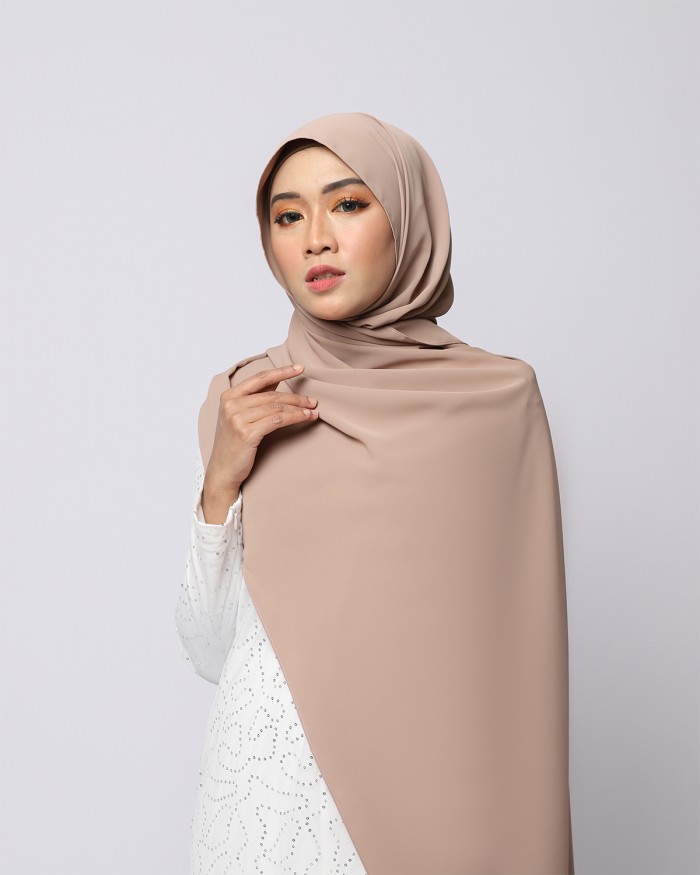 LABELLE SHAWL - NATURAL BROWN