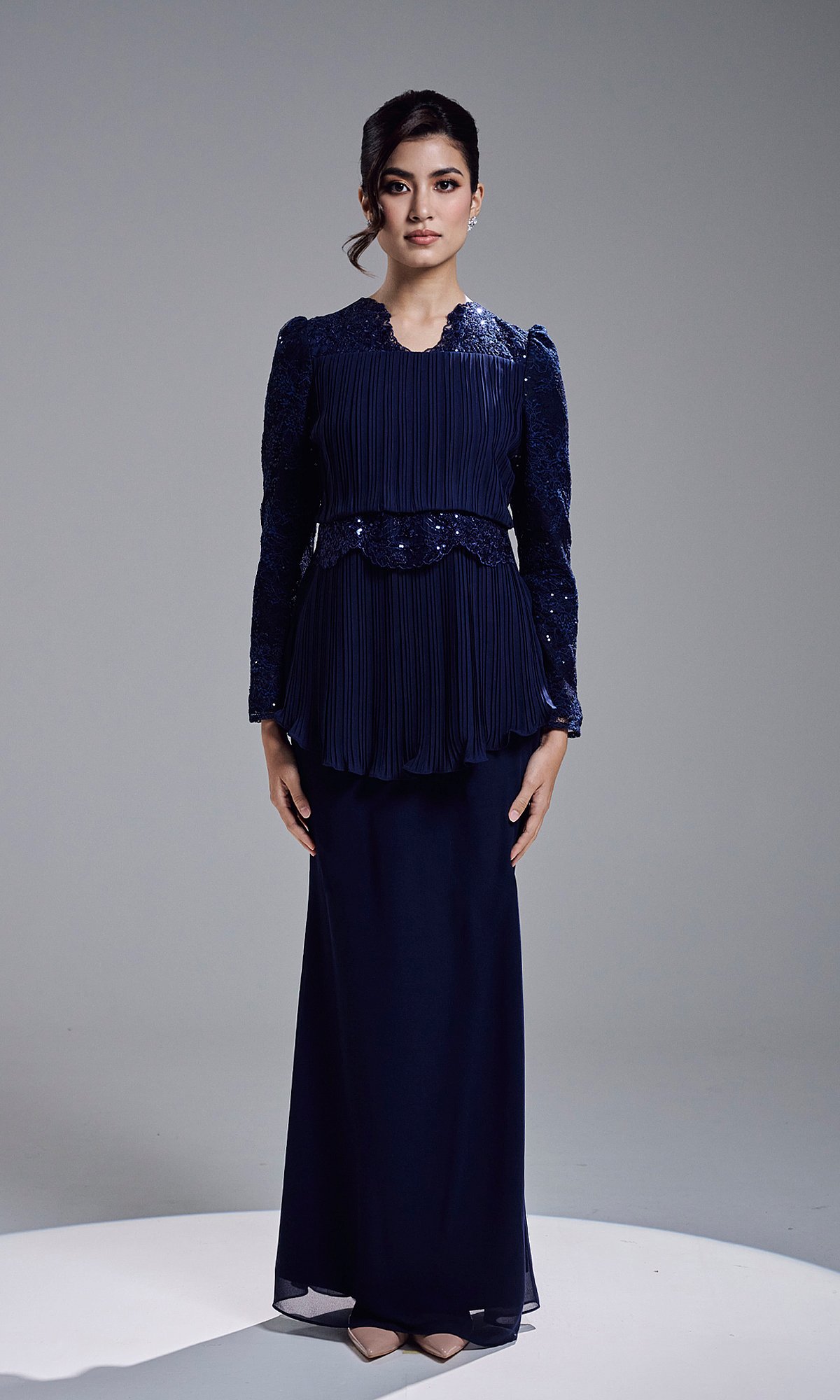 HANNAH KURUNG - NAVY HANNAH KURUNG - NAVY