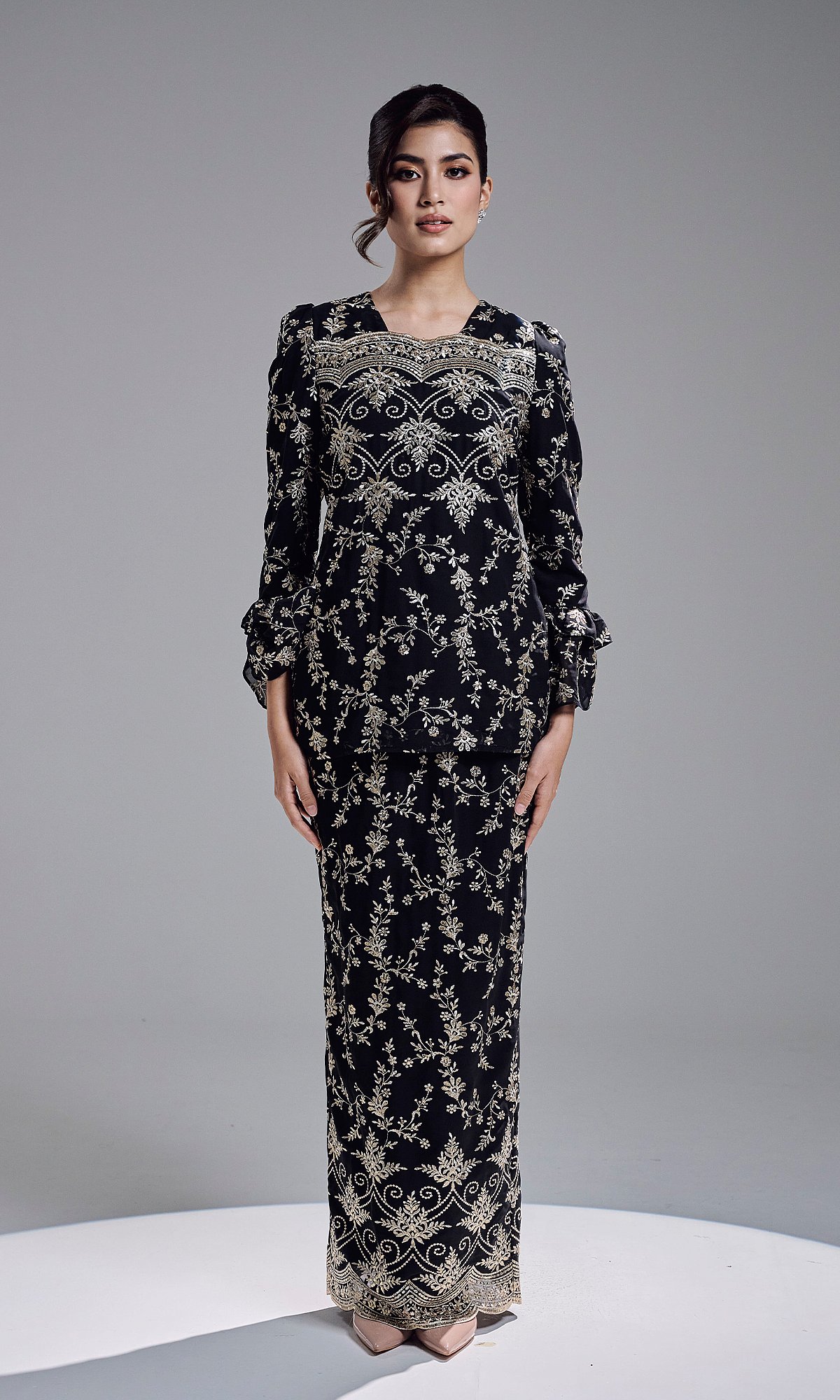 AMBER KURUNG - BLACK AMBER KURUNG - BLACK