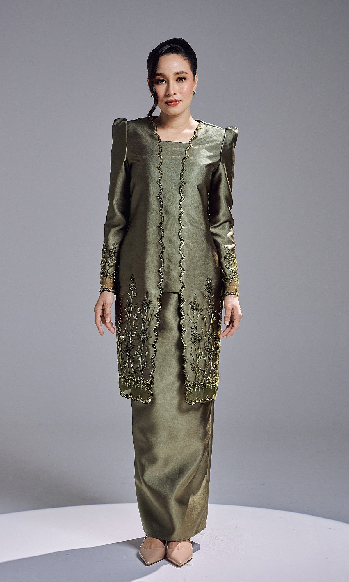 HAATIYA KURUNG - OLIVE HAATIYA KURUNG - OLIVE