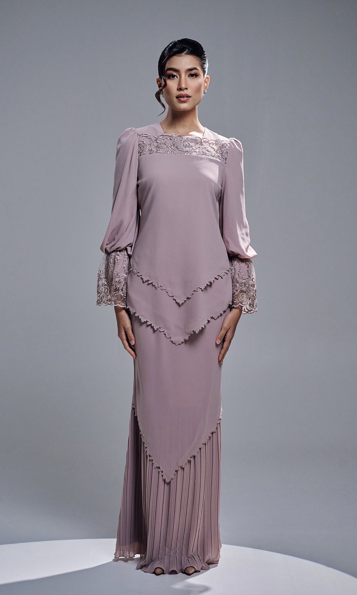 RAISHA KURUNG - PALE MAUVE RAISHA KURUNG - PALE MAUVE