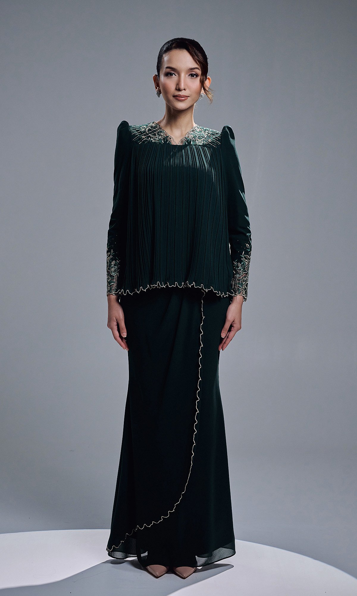 DANIA KURUNG - DARK GREEN