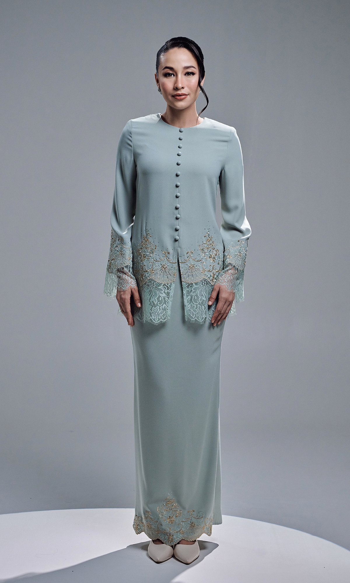 CAMERIA KURUNG - SAGE GREEN